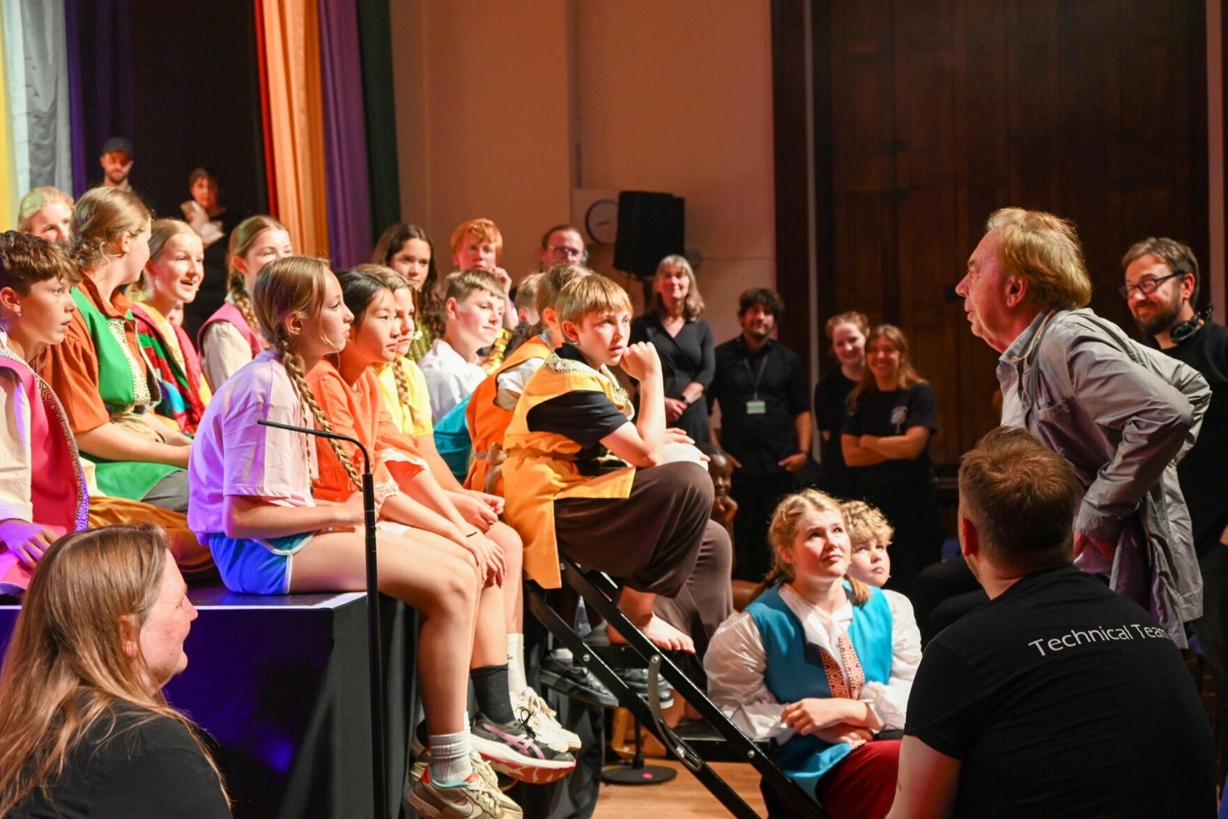 Andrew Lloyd Webber surprises school children putting on Joseph musical